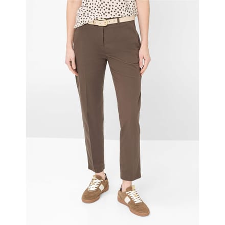 Brax Dames Chino  Style MARON S DARK EBONY, donkerbruin, maat 36