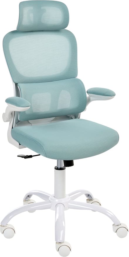SOLIS - Bureaustoel - Blauw - Mesh