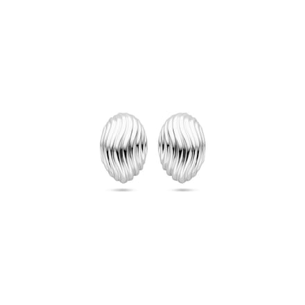 Zilver Gerhodineerd Oorknoppen 18 mm 1339780