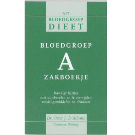 Bloedgroep A Zakboekje - P. D'Adamo