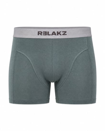 RELAKZ Heren Boxershorts Lenzing Modal 2-pack Oil Green S