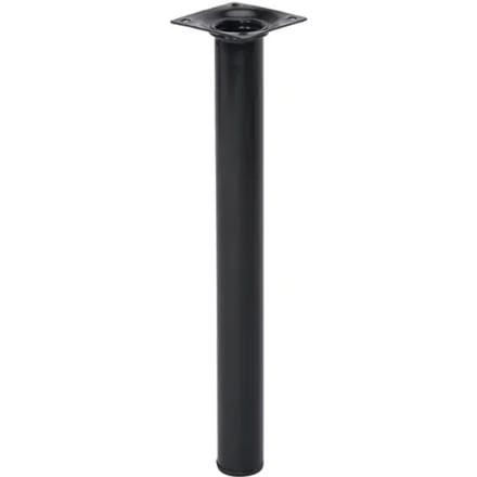 Duraline Meubelpoot Rond Staal 3x30cm Zwart