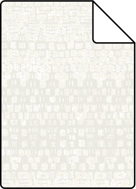 Proefstaal Origin Wallcoverings behang dierenhuid structuur wit - 26,5 x 21 cm - 347351-S