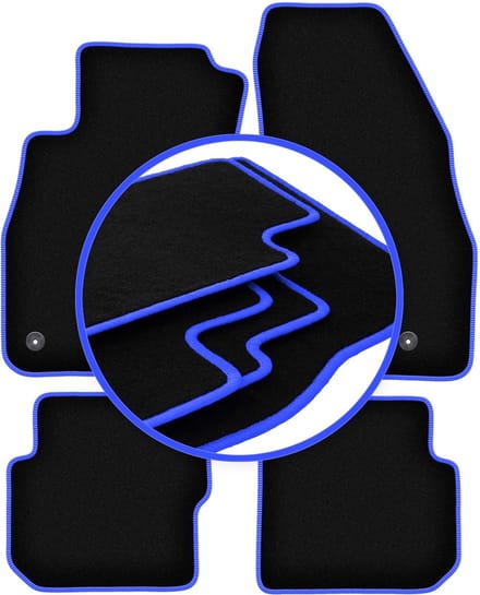 CARLUX-BLUE automatten voor: Alfa Romeo Mito hatchback (2008-2019)