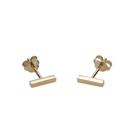 Karma Symbols oorbel TUB06GP Tubes Round