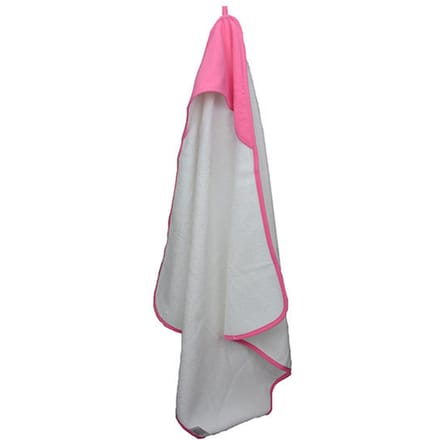 ARTG Baby handdoek met capuchon (Wit/Roze)