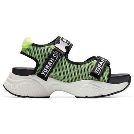 Sandalen met sleehak Ed Hardy Aqua Sandal Green-Black