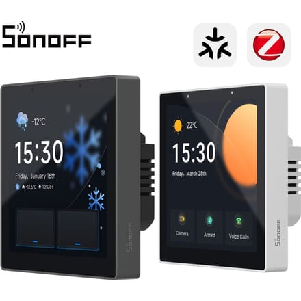 SONOFF NSPanel Pro Gen2 Dual Channel Relay Smart Home Control Panel 86 Type Integreert Apparaten Werkt met Apple Home via Matter