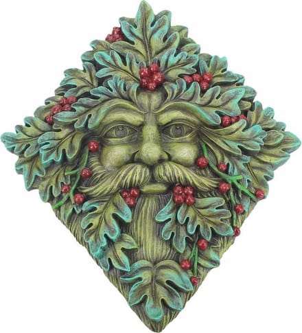 Nemesis Now Muurdecoratie Berry Beard - Green Man - Multicolours