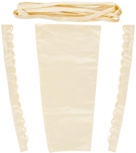 ONF3 - Satijnen Korset Kit - Rits Vervanging - Bruiloft Accessoires - Wit - Verstelbare Corset Back Kit - Geschikt voor Volwassenen