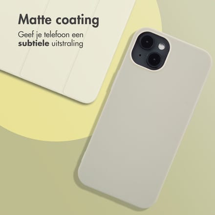 imoshion Hoesje - Geschikt voor Apple iPhone 13 - Color Backcover - Grijs