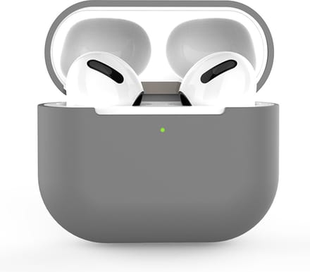 Jumada's - Siliconen softcase - Apple Airpods 3 - Grijs - Siliconen