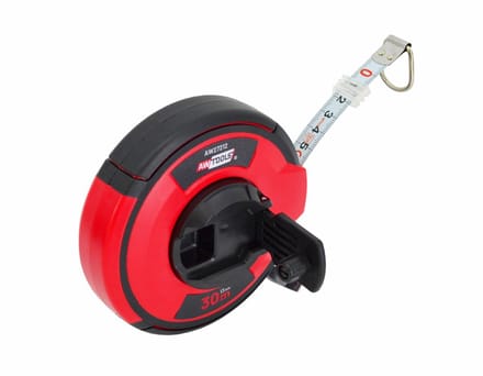 Awtools AW27201 - Meetinstrument - Stalen Meetlint - 20m - Ergonomische Behuizing
