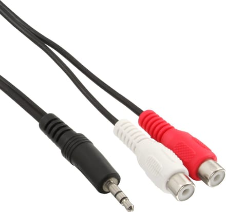 InLine 89941A audio kabel 0,2 m 3.5mm Zwart