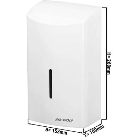 AIR-WOLF Handdroger met infraroodsensor - RVS Wit