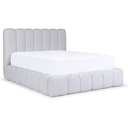 Bedframe Chusso bouclé met opbergruimte 140 x 200 cm | NADUVI Collection