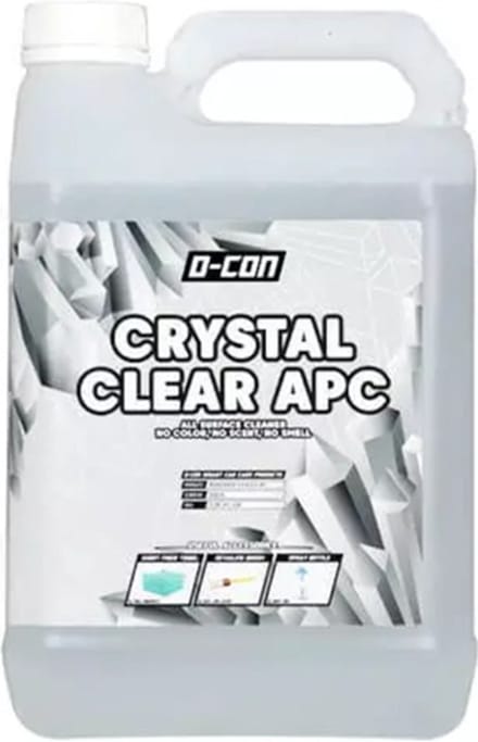 D CON CRYSTAL CLEAR APC TRANSPARANTE GEURLOZE ALLESREINIGER CAN 5000ML