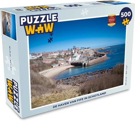 Puzzel De haven van Fife in Schotland - Legpuzzel - Puzzel 500 stukjes