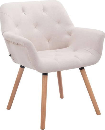 CLP Cassidy Eetkamerstoel - Stof beige natura