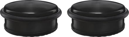 Protect-it Deurstopper/deurbuffer - 2x - D100 x H45mm - 1,15kg - zwart - premium - zonder montage