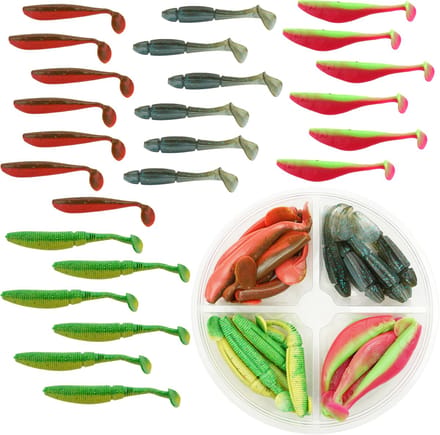 Fish-Xpro Softbait Set - Snoek - 10-15cm - Shads - Kunstaas set - Roofvis