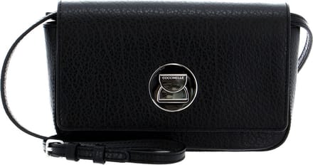 COCCINELLE Leren Schoudertas Liya Elephant Handbag Noir Zwart
