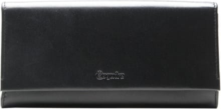 Esquire Portemonnee New Silk Wallet Black Zwart