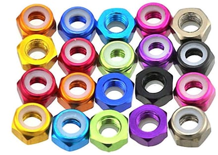 Solidchoice - Set van 10 M4 Nylon Lock Nuts voor Diverse Toepassingen