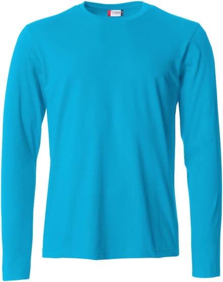 Clique Basic-T L/S 029033 - Turquoise - M