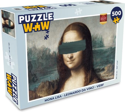 Puzzel Mona Lisa - Leonardo da Vinci - Verf - Legpuzzel - Puzzel 500 stukjes