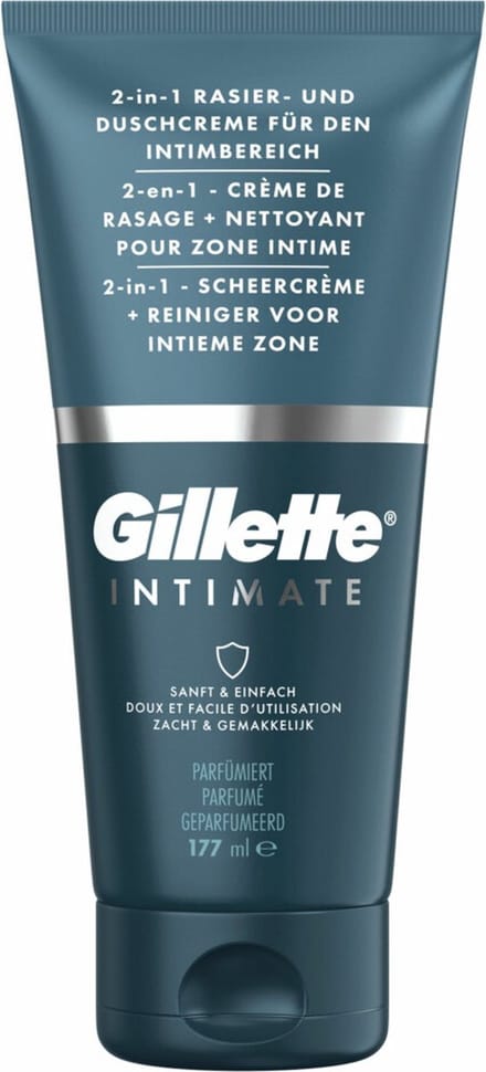 Gillette Intimate 2-In-1 Scheercrème & Reiniger - 6 x 177 ml - Voordeelverpakking