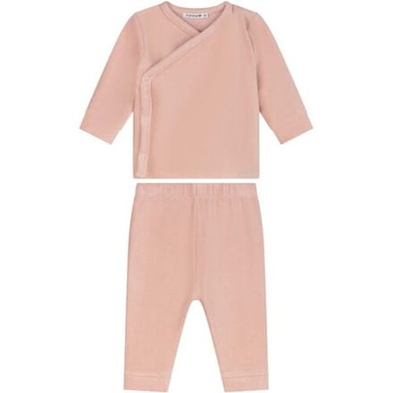 Prénatal baby pyjama rib velour Powder Pink 62 dames