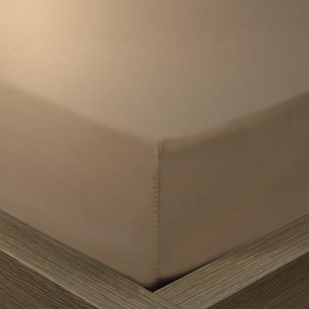 Beau Maison Hoeslaken Taupe 200x220 + 40cm