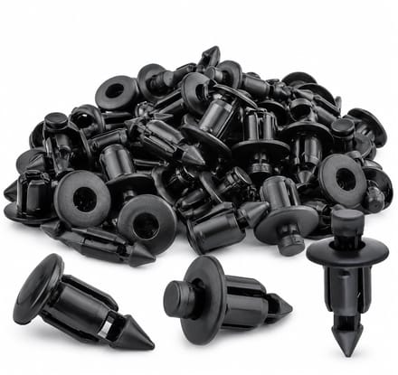 Rivets van plastic 6mm voor bevestiging en montage, ideaal voor diverse klussen en projecten