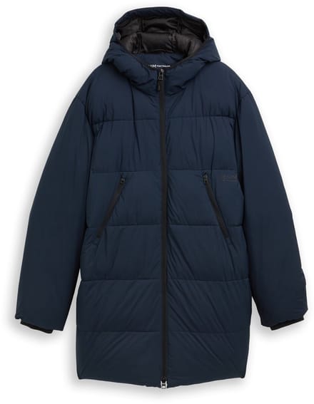 Tom Tailor Denim - Puffer parka met capuchon - Maat M - sky captain blue