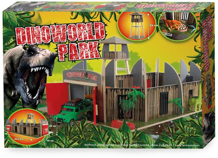 Dinoworld Houten Dinosaurus Park met Uitkijktoren Speelset