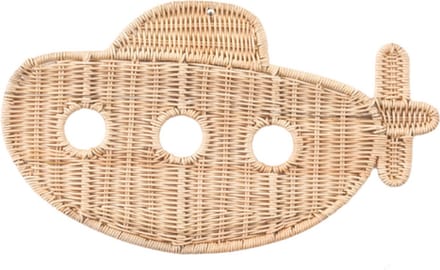 Cokos Dobby de duikboot rotan wanddecoratie medium