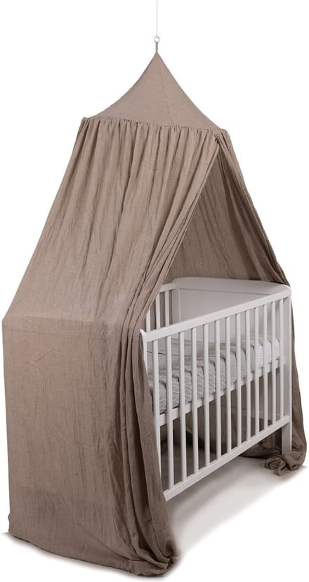 Deconet Baby Sluier - Nougat bruin -Topring 60cm/ Omtrek 400cm