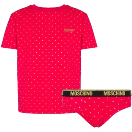 moschino MOSCHINO ONDERGOED T-SHIRT EN SLIPJES
