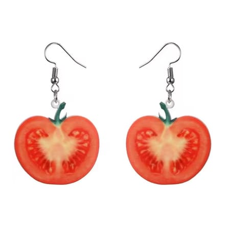Fruit Oorbellen - Tomaten
