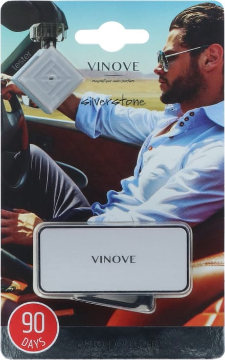 Vinove Regular Silverstone Autoparfum - Luchtverfrisser - Car Airfreshner
