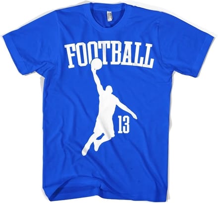 Hybris Footbasket T-shirt blauw