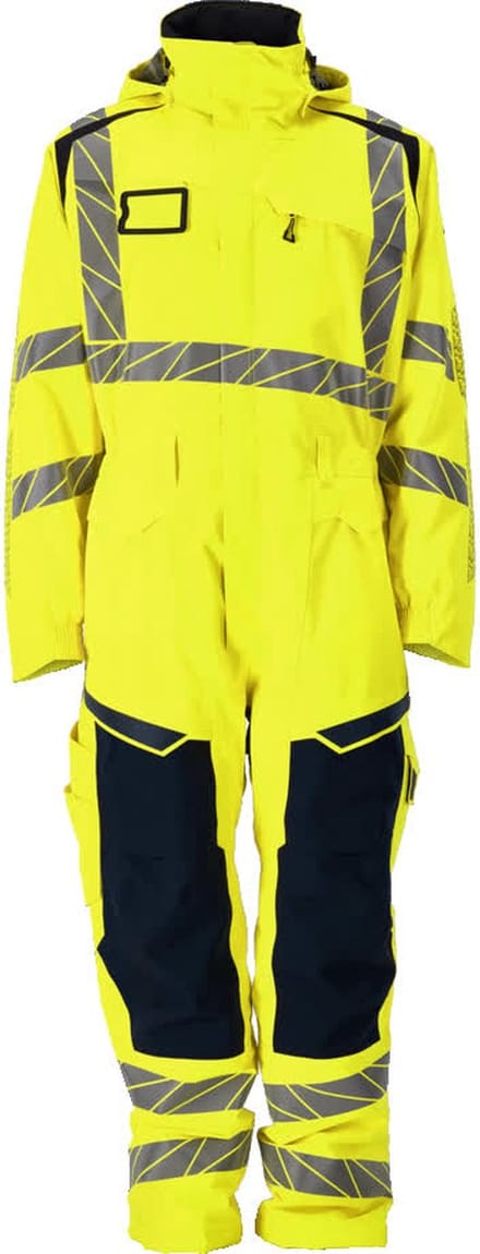 Mascot Accelerate Safe Winteroverall 19019-449 - hi-vis geel/donkermarine - XL