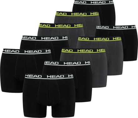 BOXERS Set van 10 HEAD Basic Boxers Boxershorts voor heren