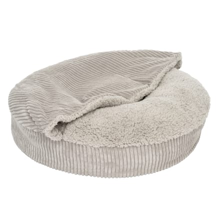 Hondenbed Flocke Vervangende Hoes Ø65cm, Lichtgrijs Hond