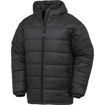 Result Recycled Hooded Padded Parka RT910 - Black - XXL