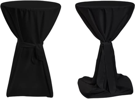 Set van 2 Statafelhoezen Premium - Elastisch & Vloerlang voor Feest en Evenementen