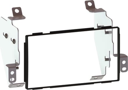 2-DIN Paneel geschikt voor Nissan Note (E11) 2006-2013 - kleur: Zwart