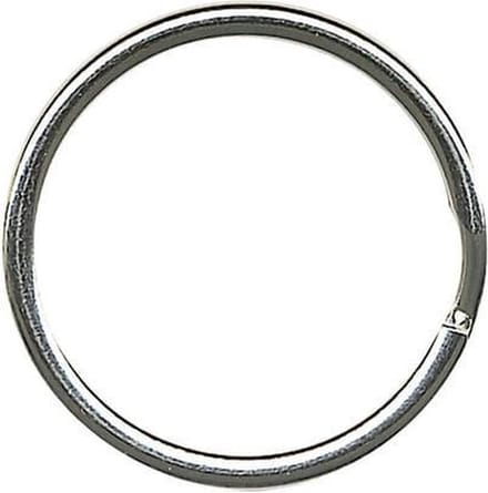 Sleutelring Alco 33mm metaal - zakje a 10stuks x 10 in doos