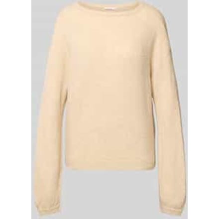 Relaxed fit gebreide pullover met mix van mohair en wol model 'Pemine'